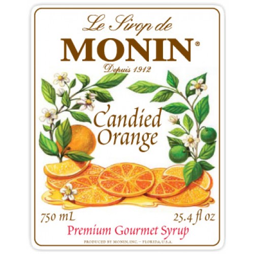 Monin Candied Orange Syrup Tidewater Coffee