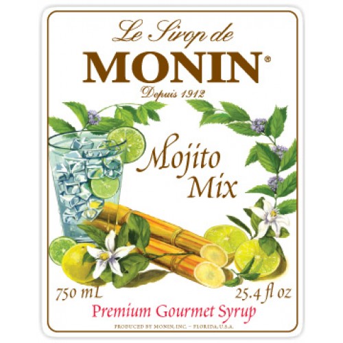 Monin Mojito Mix Syrup Tidewater Coffee