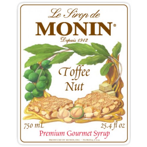 Monin Toffee Nut Syrup Tidewater Coffee