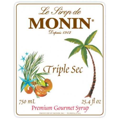 Monin Triple Sec Syrup - Tidewater Coffee